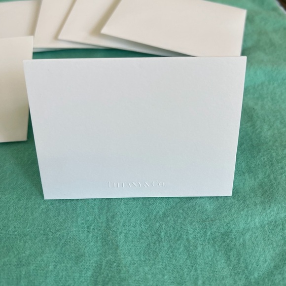 10 pc Authentic Tiffany & Co. gift card set - Picture 1 of 7